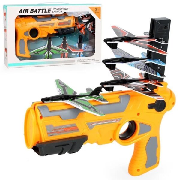 Children's Outdoor Boy Toys Hand Throwing Spin Glider Model Launcher - Image 5