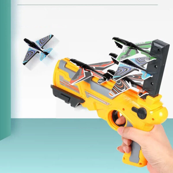 Children's Outdoor Boy Toys Hand Throwing Spin Glider Model Launcher - Image 7