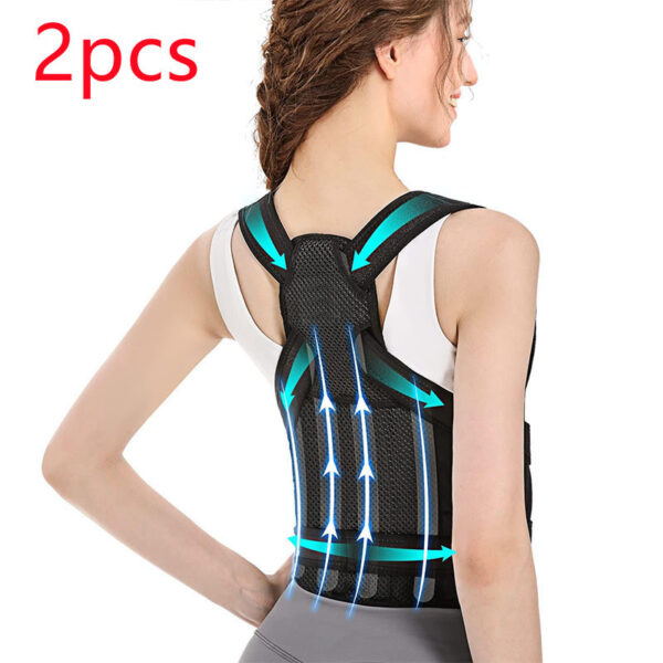 Back Posture Correction Belt Invisible Anti-Humpback Orthotics Band - Image 7