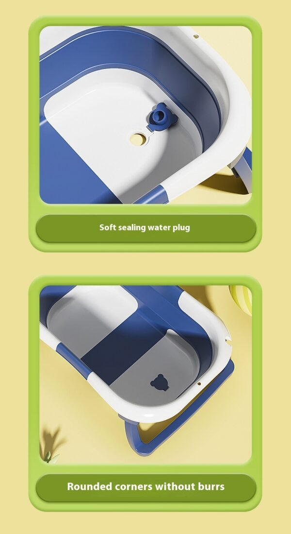 Household Newborn Baby Bathtub Temperature-sensing Bathtub - Image 10