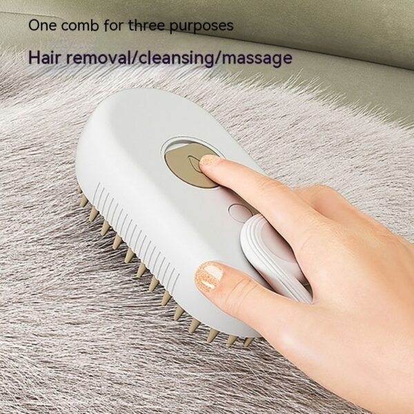 Cat Steam Brush Steamy Dog Brush 3 In 1 Electric Spray - Image 2